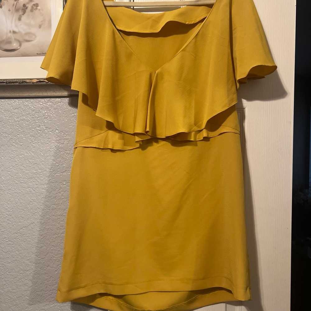 NWOT Zara yellow Dress Sz M - image 2