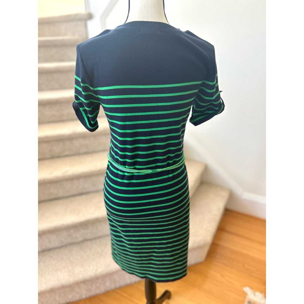 Ralph Lauren Green & Navy Stripe Nautical Rope Be… - image 5