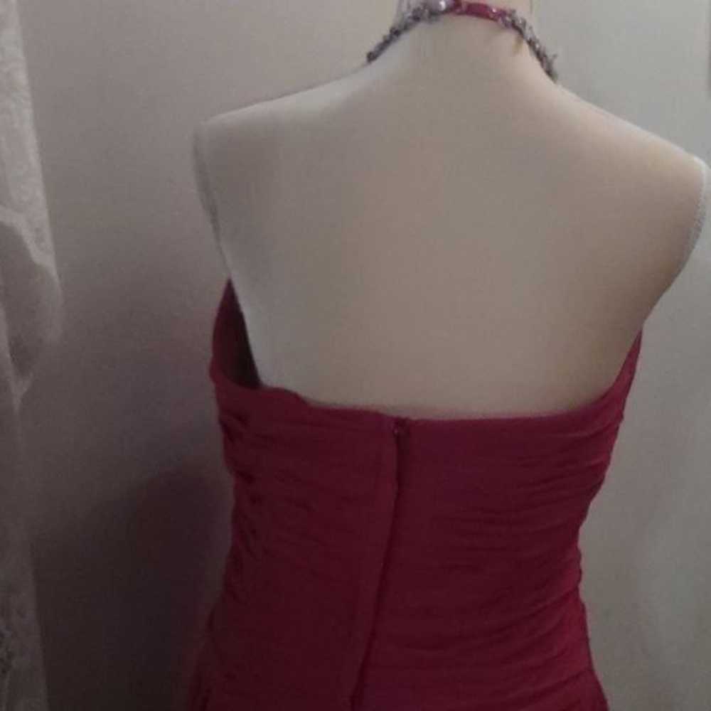 JJ's House Red Sequin Halter Formal Prom, Bridesm… - image 5