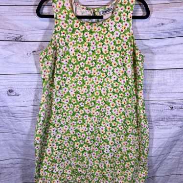 California Concepts Vintage Daisy Patterned Dress - image 1