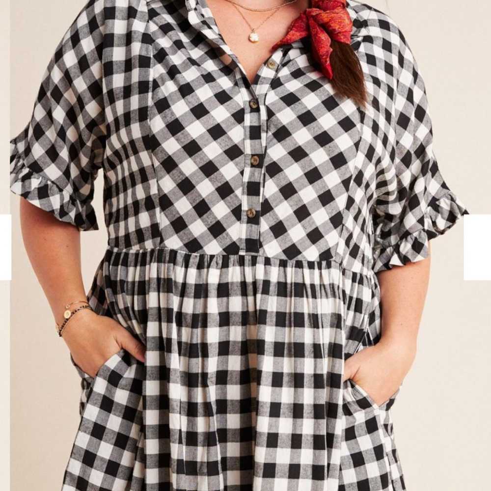 Anthropologie Porridge Dinah Gingham Shirtdress - image 2