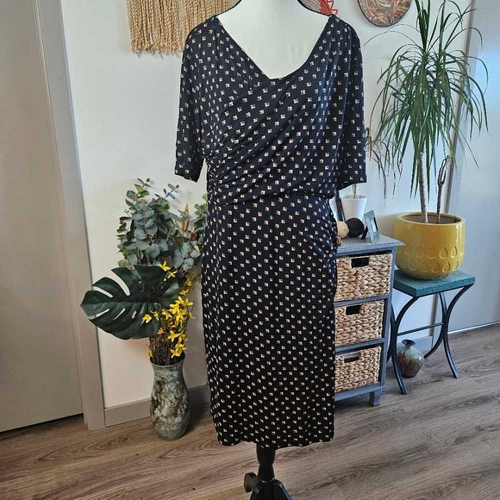 BODEN Rita Ruched Dress Size 16R - image 1