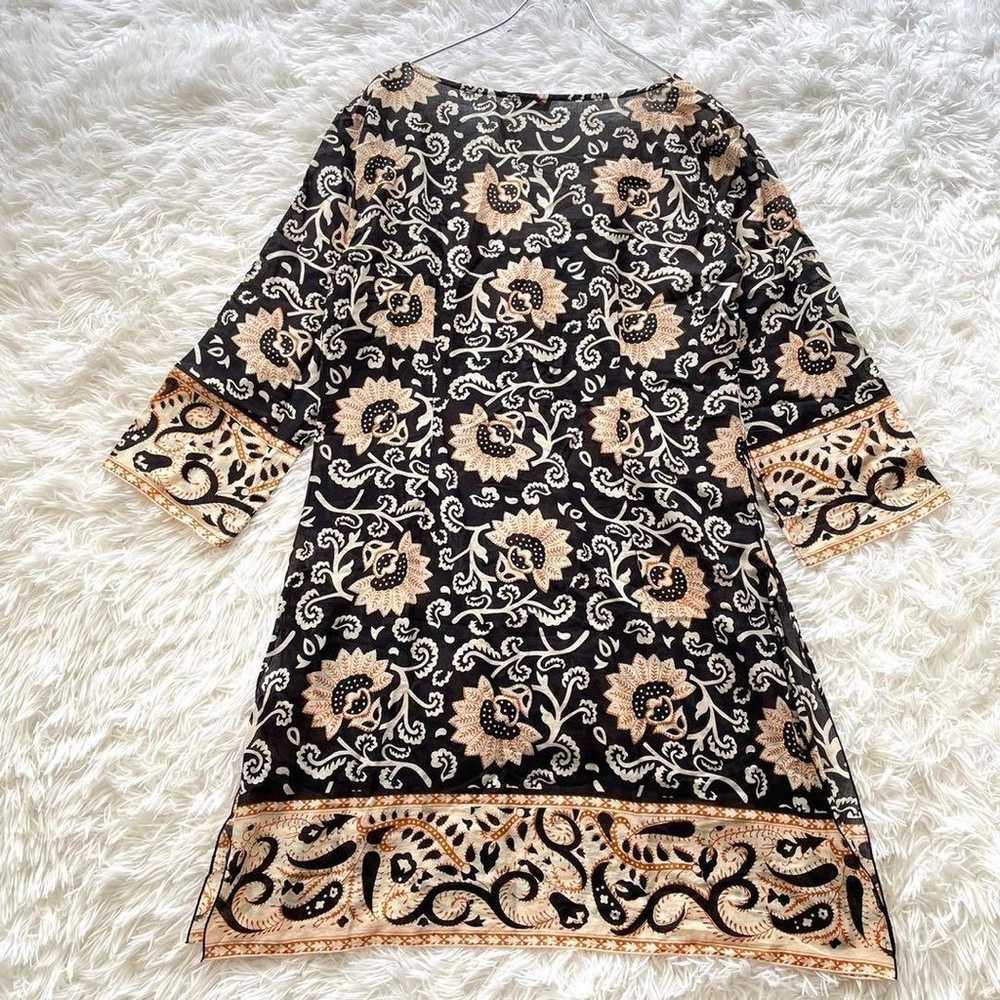 MALIPARMI Paisley Pattern Dress with Ribbon - image 9