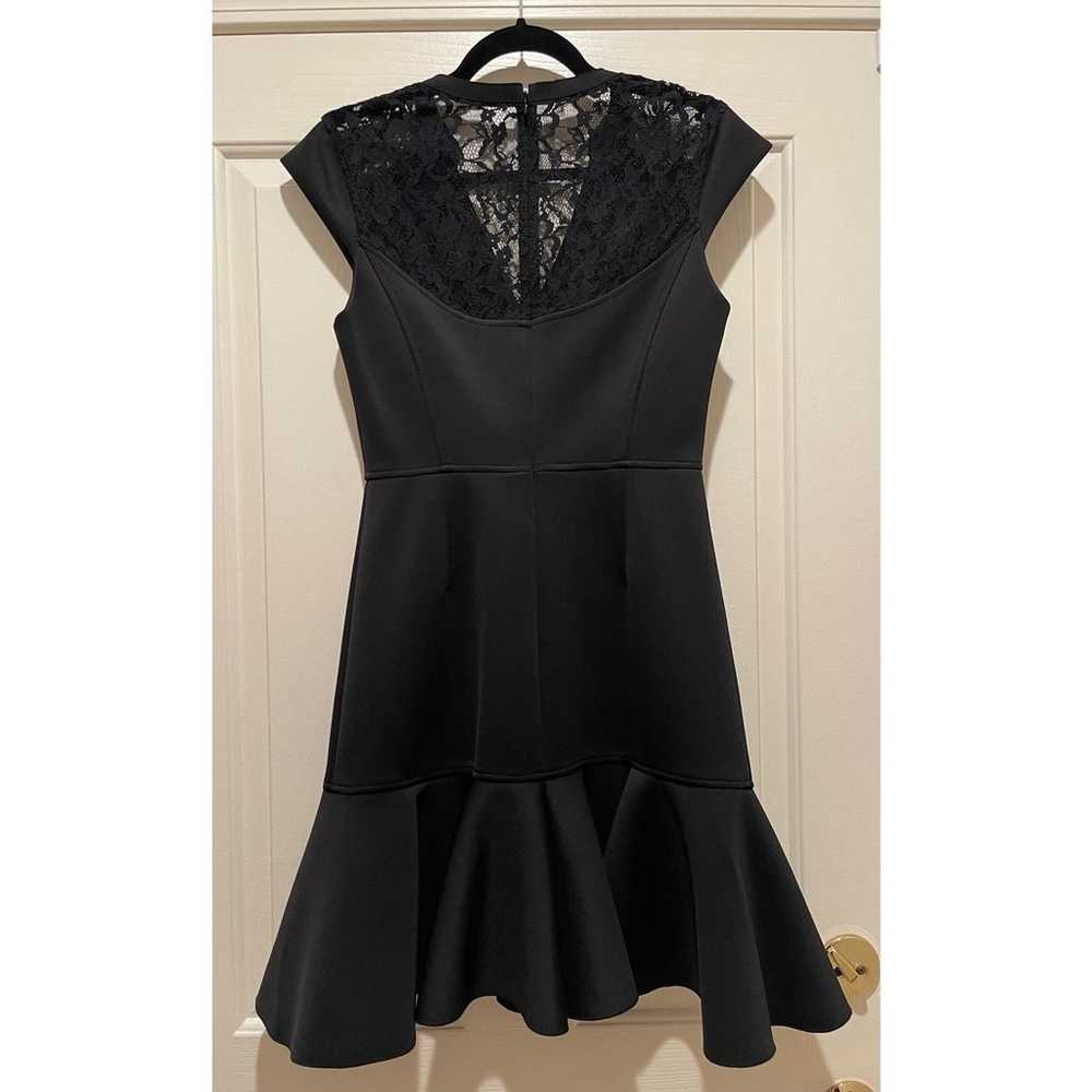 REBECCA TAYLOR Little Black Fit Flare Dress - Siz… - image 8