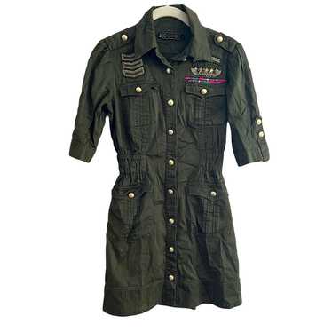 Coogi Army Green Utility Military Style Dress-Siz… - image 1