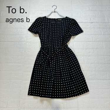 To b. agnes b Agnes B Short-Sleeved One-Piece Dre… - image 1