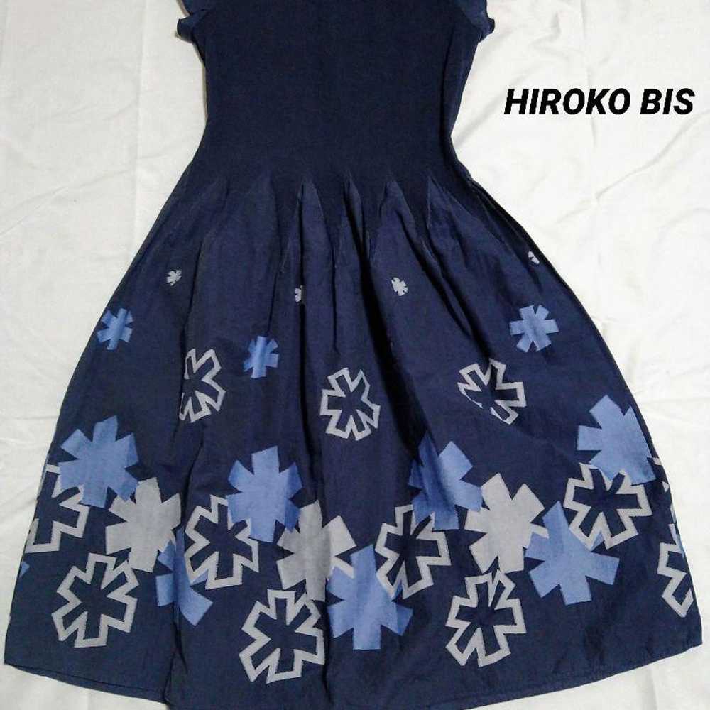 Brand new, Hirokobisu, floral shirring flare one-… - image 1