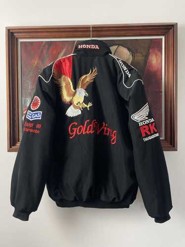 vintage Honda Goldwing racing black jacket y2k eag