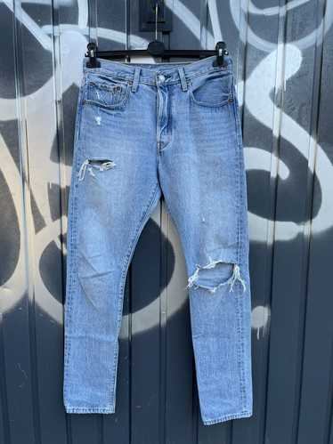 Levis Premium Quality Clothing 501 Distressed Deni