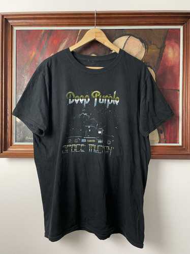 Vintage Y2k Deep Purple Band Rock Tee Space Trucki