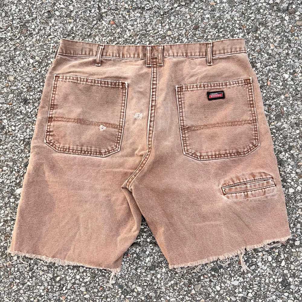 Vintage Dickies brown work wear carpenter shorts - image 1