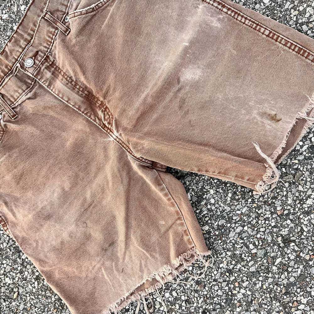 Vintage Dickies brown work wear carpenter shorts - image 3