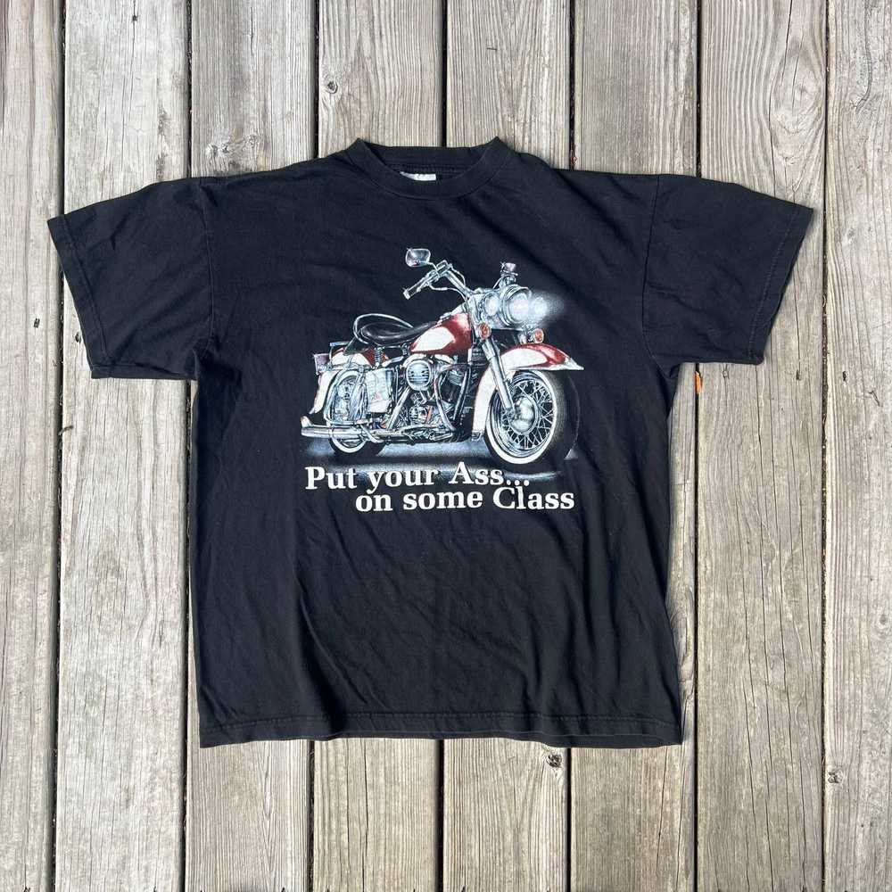 Vintage 90s bike Harley Davidson graphic t shirt - image 1