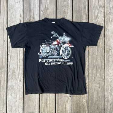 Vintage 90s bike Harley Davidson graphic t shirt - image 1