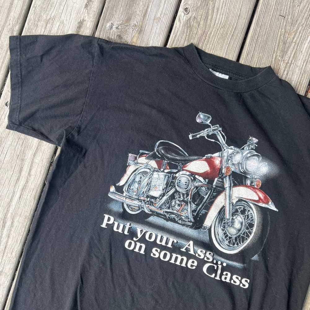 Vintage 90s bike Harley Davidson graphic t shirt - image 2