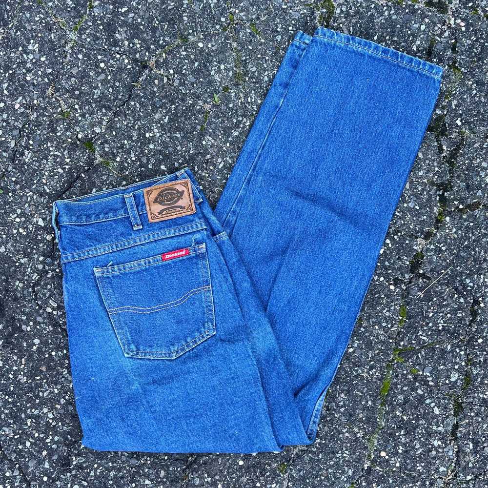 Vintage Y2K dickies blue denim jeans work carpent… - image 1