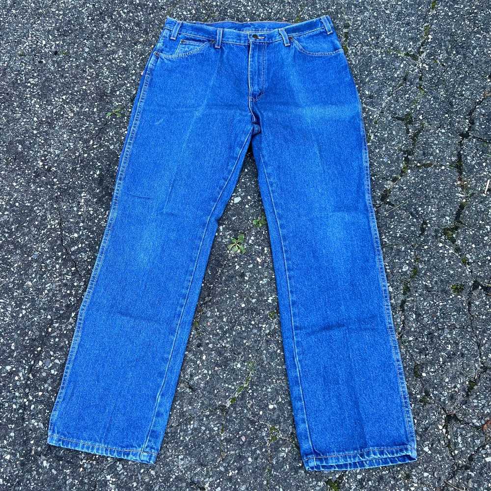 Vintage Y2K dickies blue denim jeans work carpent… - image 3