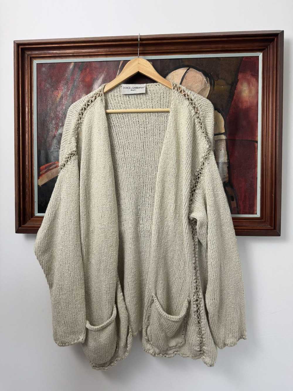 Rare Dolce&Gabbana Maglie Y2k Vintage Cardigan Kn… - image 2