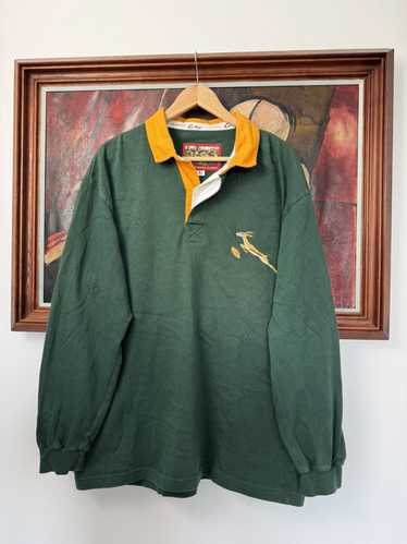 South Africa Rugby Jersey Vintage Cotton Traders L