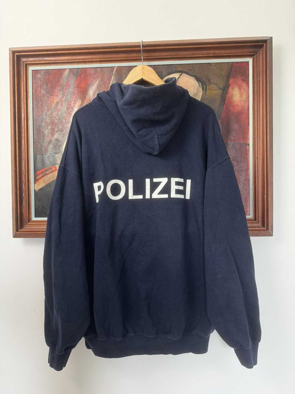 POLIZEI BERLIN washed boxy hoodie vetments style … - image 2