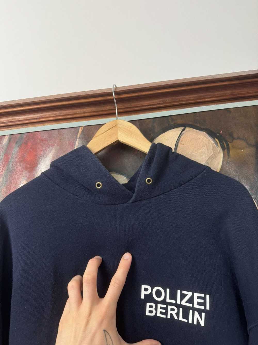 POLIZEI BERLIN washed boxy hoodie vetments style … - image 3