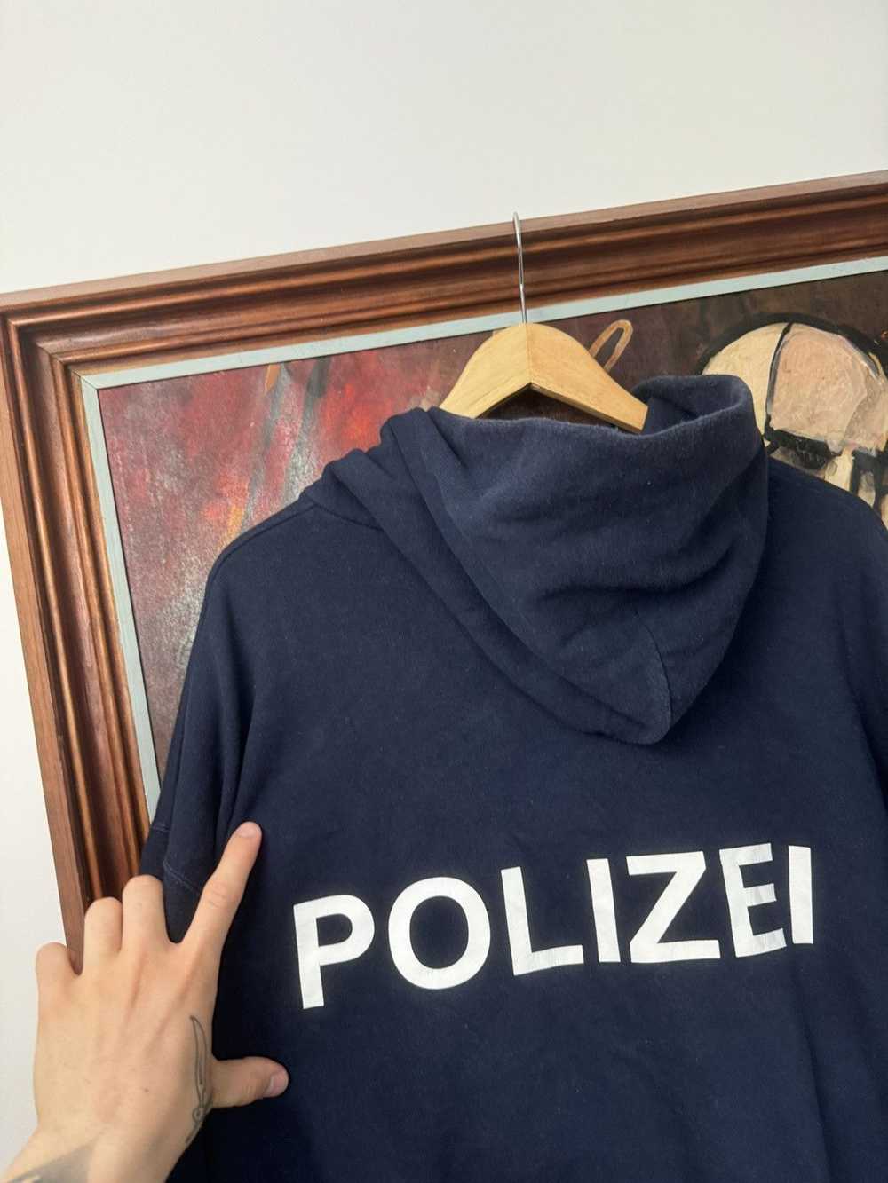 POLIZEI BERLIN washed boxy hoodie vetments style … - image 4