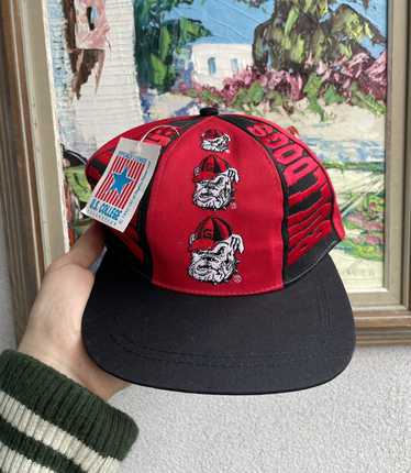 Vintage Georgia Bulldogs 1990s Snapback Two Tone C