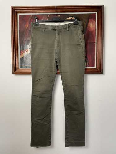 Acne Studios Olive Slim Fit Chino Pants Designer … - image 1