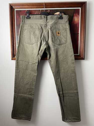 Carhartt Klondike Pant Olive Distressed Vintage De