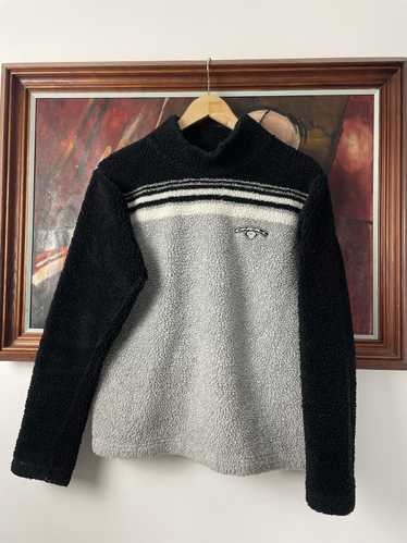 Vintage 90s O’Neill Sherpa Fleece Black Grey Rare 