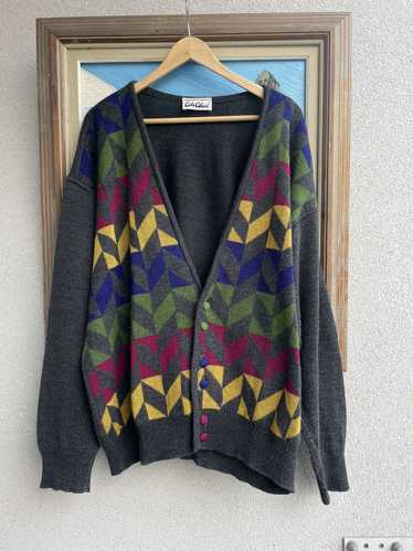 Carlo Colucci Vintage Y2k Sweater Cardigan Rare Hy