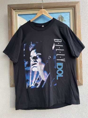 Vintage 80s/90s Billy Idol Tour Band Tee Rare Prin