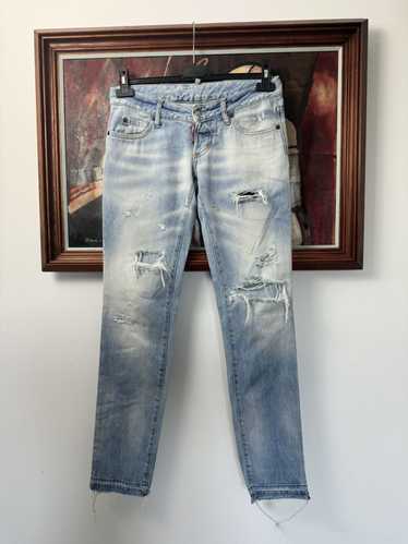 Dsquared2 Distressed Luxury Denim Pant Jeans Rare 