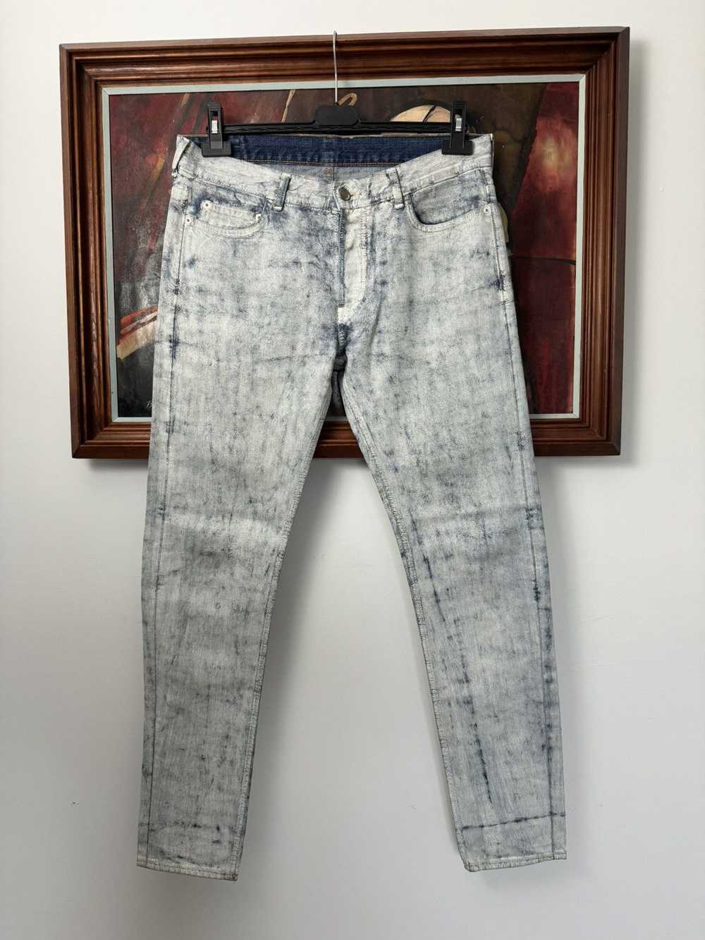 Maison Margiela H&M Painted Denim Jeans Rare Skin… - image 1