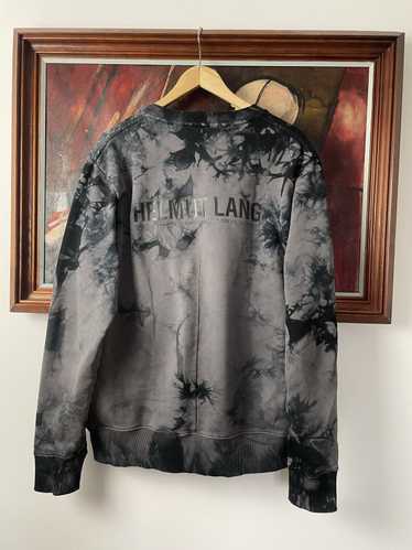 Helmut Lang Tie Dye Designer Sweater Crewneck Stre