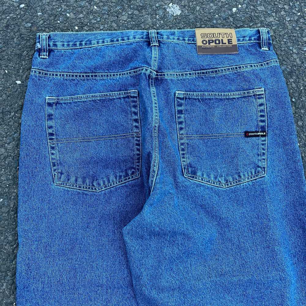 Vintage crazy baggy southpole denim heavy y2k jea… - image 3