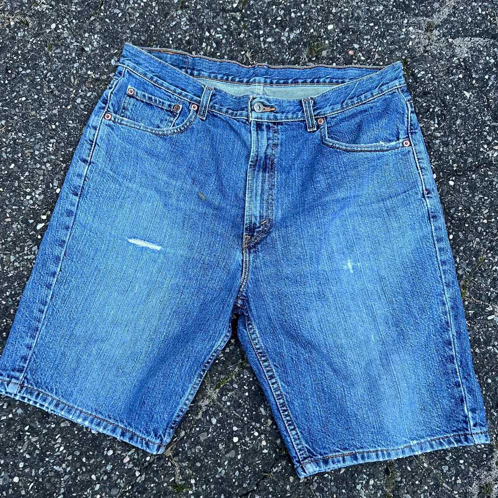 Vintage Y2K Levi’s denim jean shorts jorts - image 3