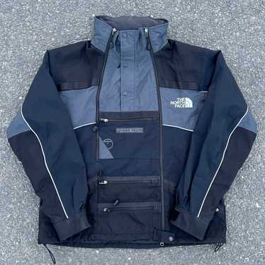 Vintage the north face steep tech black gray gorp 