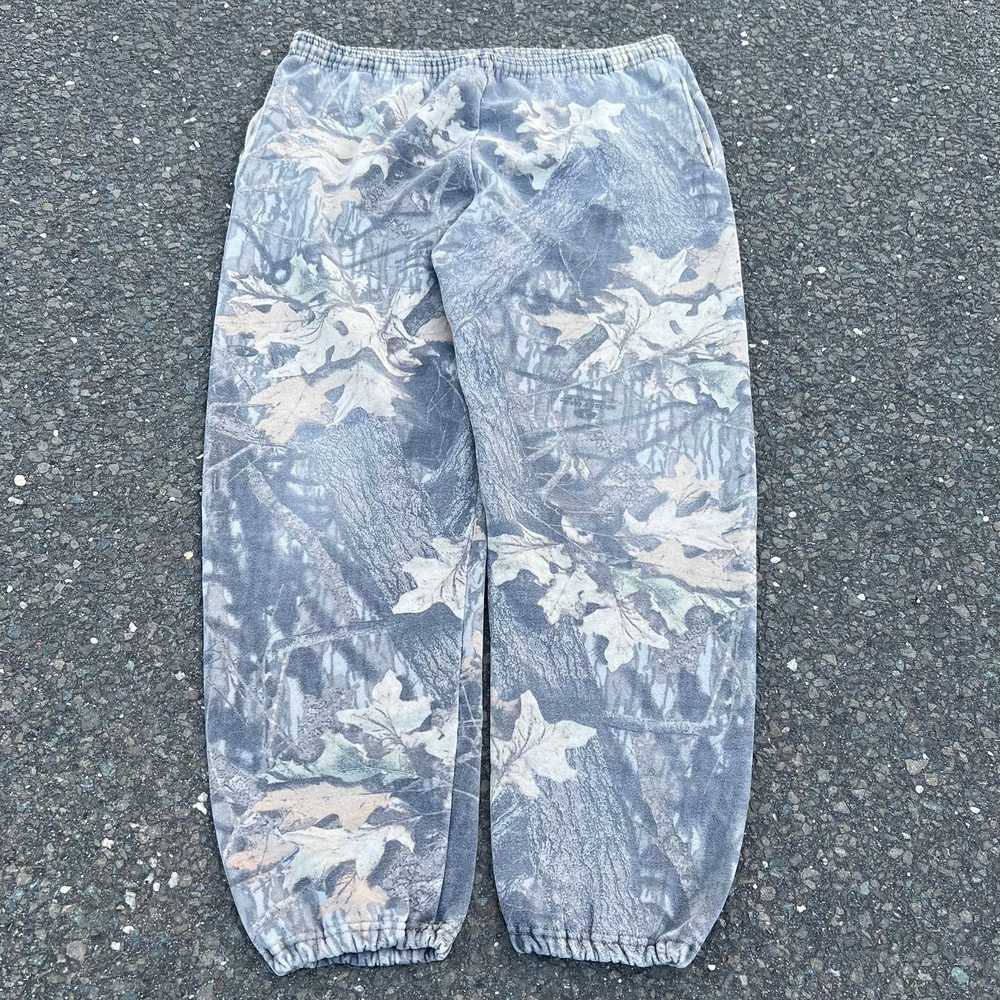 Vintage realtree camo jerzees essential blank swe… - image 1