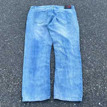 Vintage ecko unltd y2k baggy denim blue jeans pan… - image 1