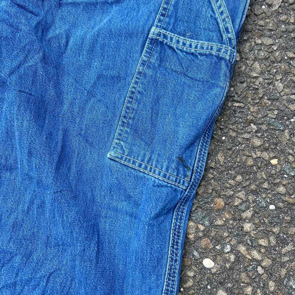 Vintage y2k denim Carhartt denim blue jeans work … - image 5