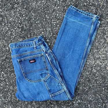 Vintage blue dickies y2k denim jeans work carpente