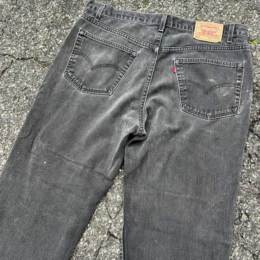 Vintage Y2K black Levi’s faded denim jeans work w… - image 10