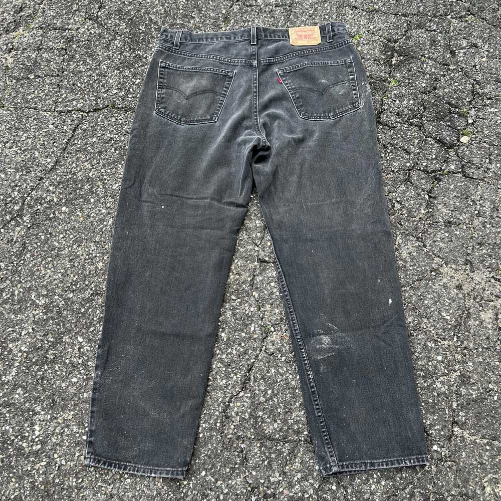 Vintage Y2K black Levi’s faded denim jeans work w… - image 5