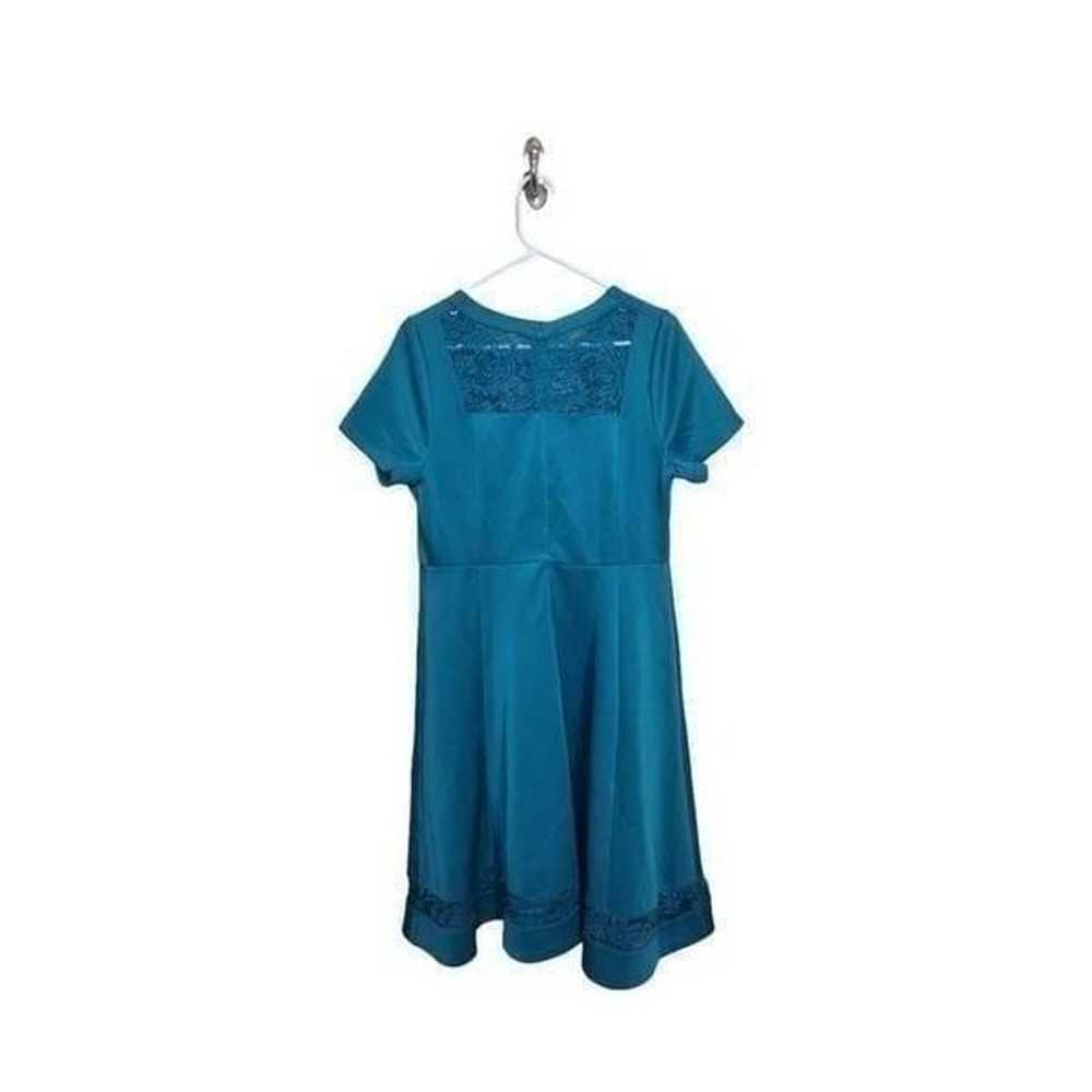 Lane Bryant Formal Lace T-Shirt Midi Dress - image 2