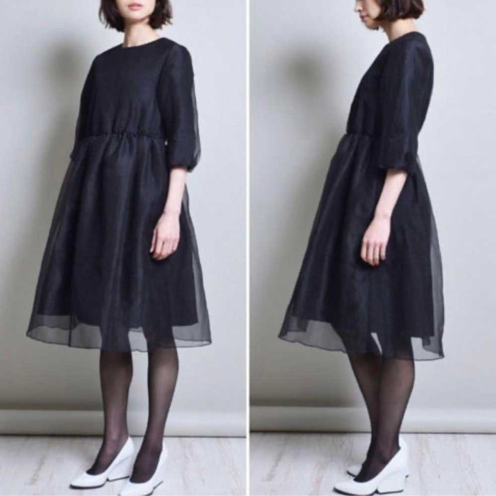 OKIRAKU Layered dress BLACKNAVY Size 3 - image 2