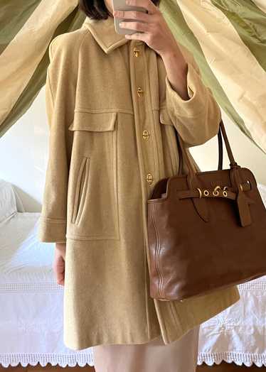 Vintage Camel Wool Coat