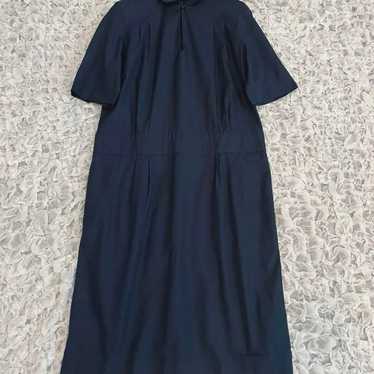 Margaret Howell Navy Shirt Dress in excellent cond