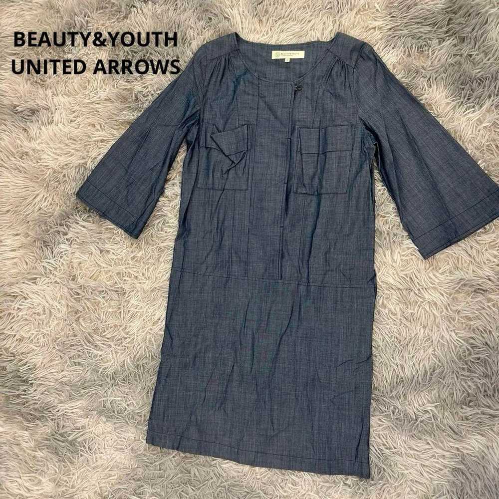 【BEAUTY&YOUTH UNITED ARROWS】5-Minute Sleeve Dress… - image 1