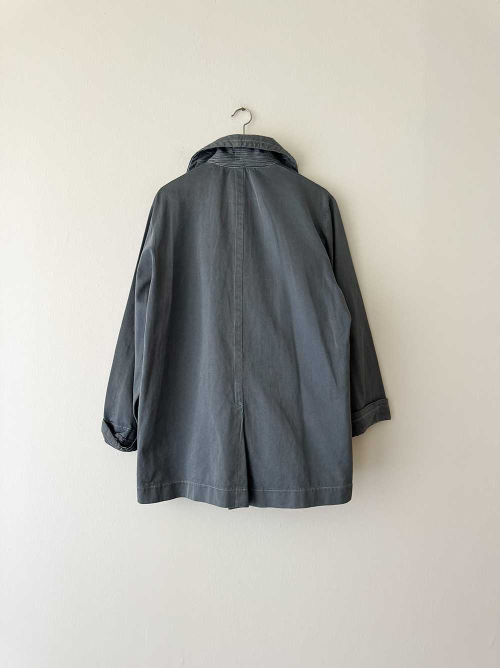 Grey Canvas Coat - image 2